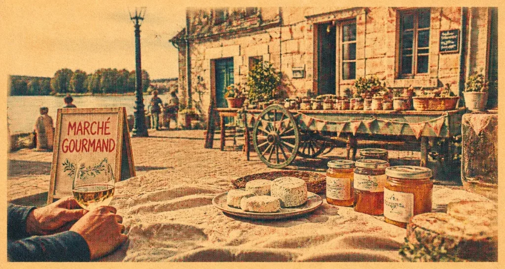 Fête en Touraine ce week end : marché gourmand, fromages de chèvre et vin de Loire