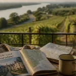 Location week end Touraine : guide et vue sur les vignes depuis un hébergement