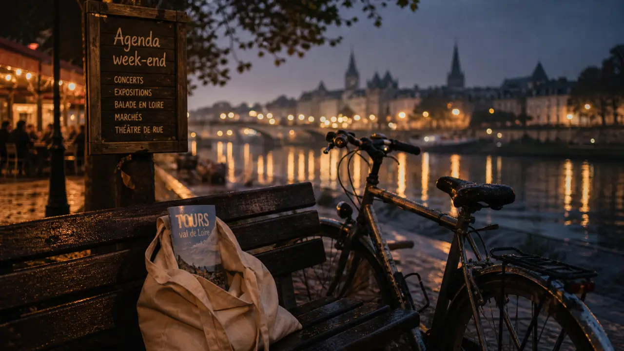 Quoi faire à Tours ce week-end : quais de la Loire, vélo et banc près du centre