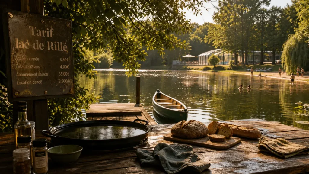 Tarif lac de rillé : lac, camping, base de loisirs et bien-être, terrasse et canoë