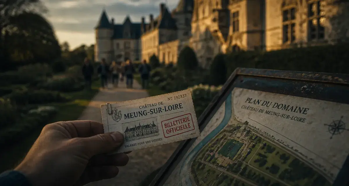 Billet pour le tarif visite château de Meung-sur-Loire, billetterie officielle