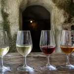 Vin des pays de loire : verres Vouvray, Chinon, Bourgueil