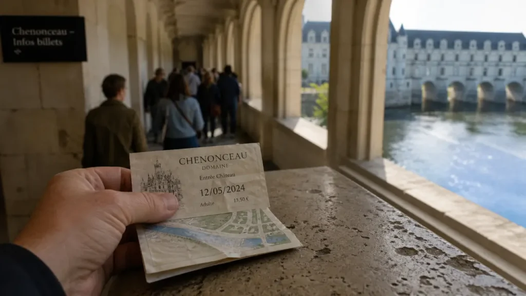 Visite château de Chenonceau tarif : billets et infos billets sur place