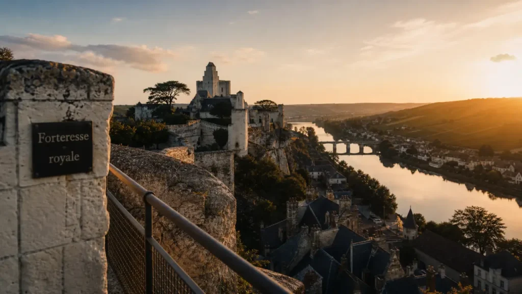 Visiter Chinon : forteresse royale et remparts à l’heure dorée