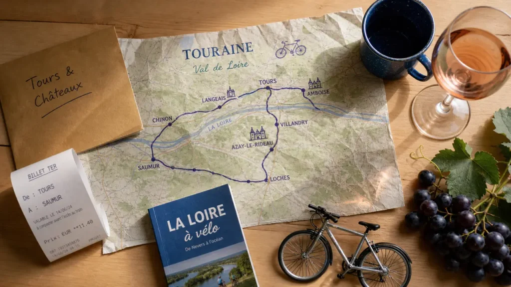Visiter touraine sans voiture : trains et circuits vélo