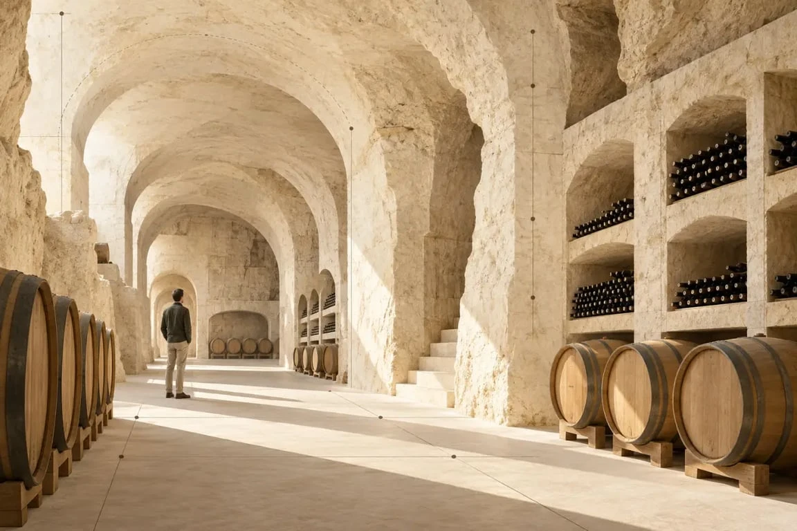 Cave troglodytique de la route des vignobles de Touraine à Vouvray