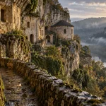 Les plus beaux villages troglodytes de france en Dordogne, village troglodyte dans le calcaire