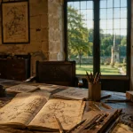 Maison de leonard de vinci au Clos Lucé à Amboise