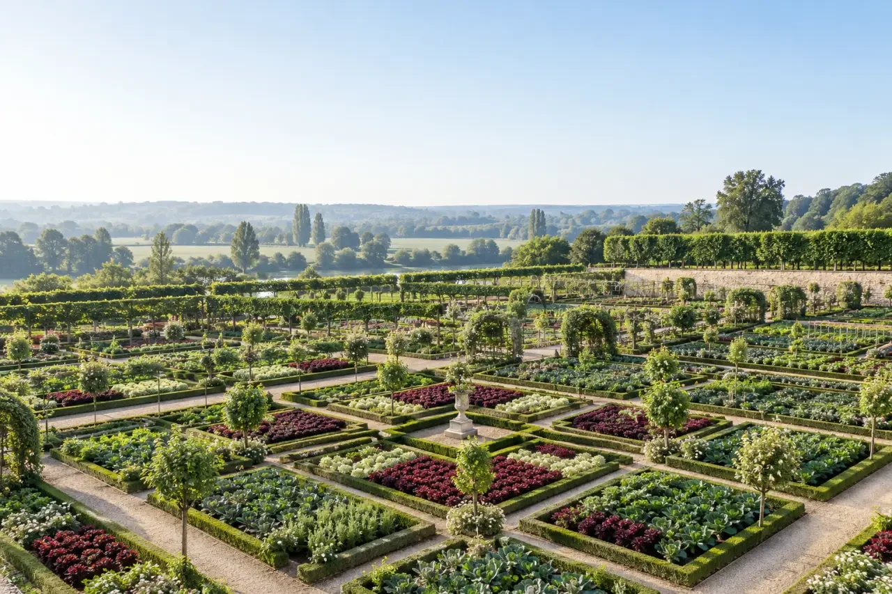 Jardins de Villandry, une visite incontournable du château Touraine Val de Loire