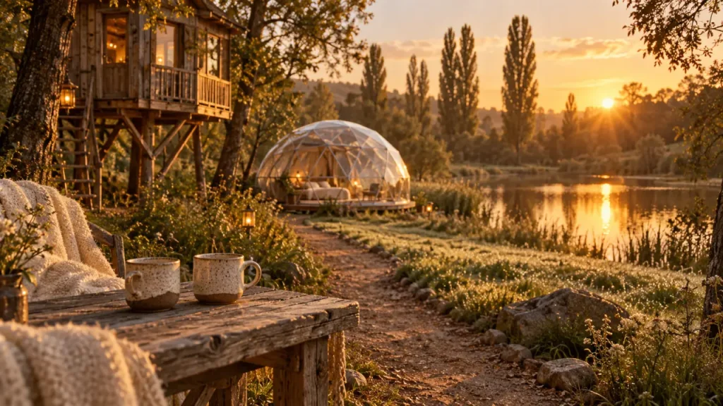 Hébergement insolite en Centre-Val de Loire : cabane, bulle ou roulotte, quelle expérience choisir ?