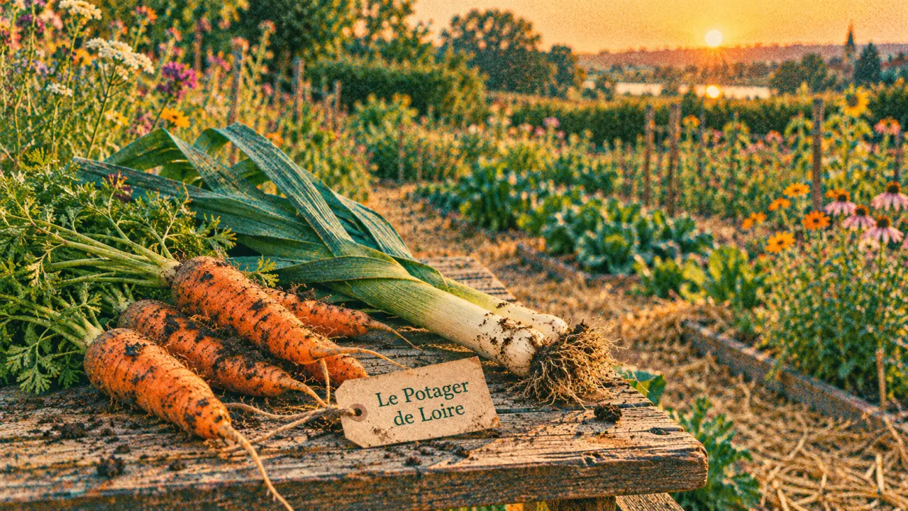 Le potager de loire à La Riche, ferme bio et légumes de saison