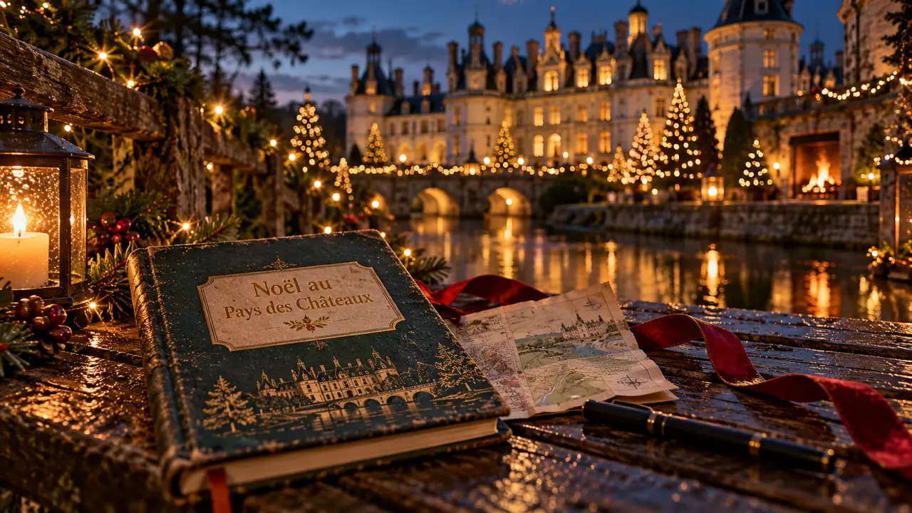 Touraine Val de Loire Noël : château illuminé et plan de visite de châteaux